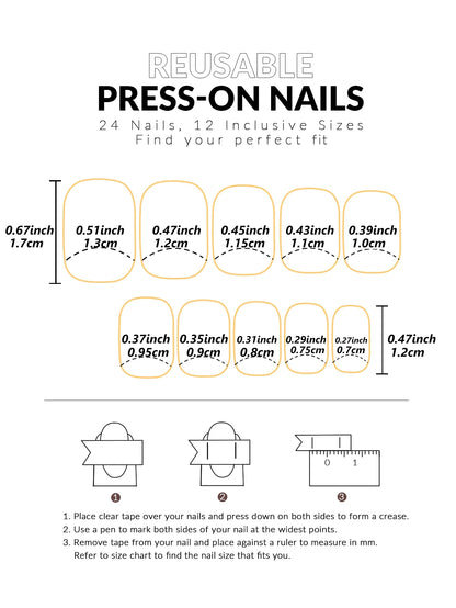 24PCS Almond Fleshcolor Press On Nails for Summer - Smarsty