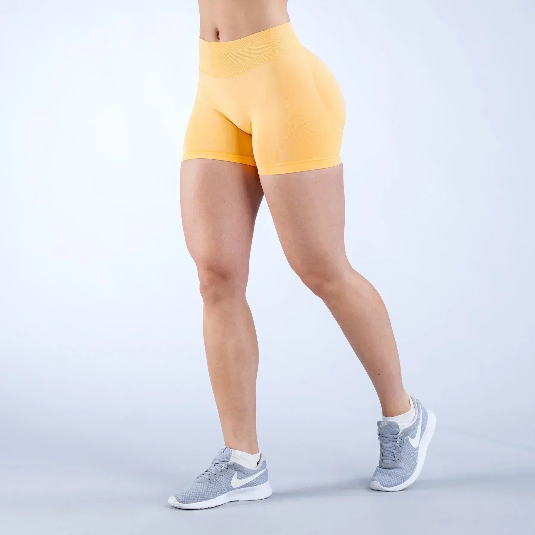 Summer High Waisted Yoga Shorts Fashionable and Sexy Running Fitness Pants Solid Color Yoga Leggings Customizable labels - Smarsty