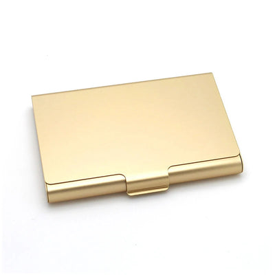 Creative Business Card Case Aluminum Alloy Bank Credit ID Card Wallet Name Card Holder Metal Box Cover Card Holder Men Wallet - Smarsty