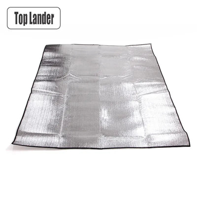 Camping Mat Foam Foil Blanket Aluminum Insulation Foam Foil Mat Sleeping Pad Thermal Outdoor Tent Footprint Reflecting Heat by Smarsty