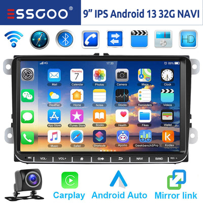 Android Car Stereo With Wireless Carplay GPS Navigation - Smarsty
