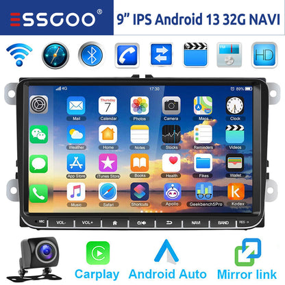 Android Car Stereo With Wireless Carplay GPS Navigation - Smarsty