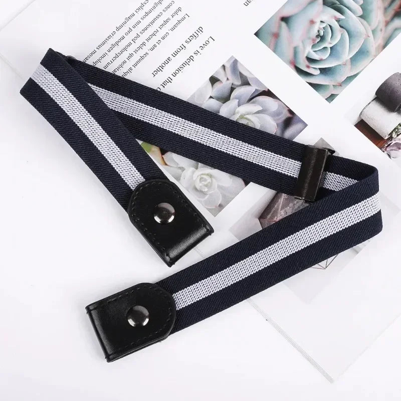 Adjustable Elastic Waistband Belt Buckle-Free Comfortable Fit - Smarsty