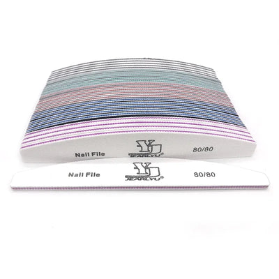 5Pcs Nail File Set with Mixed Grits for Professional Manicure - Smarsty