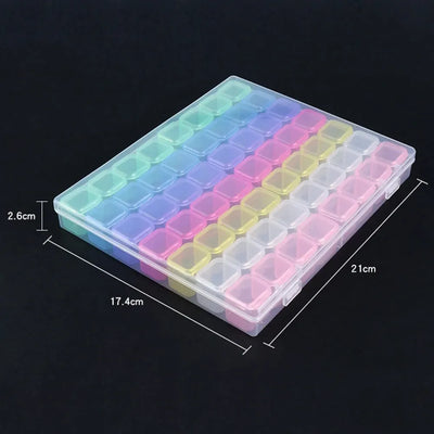 5D DIY Diamond Painting Tools Accessories Storage Box Container Diamond Embroidery Accessories Drill Box Mosaic Container Case - Smarsty