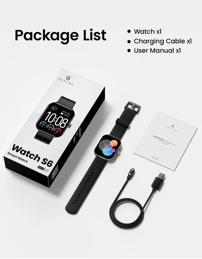 Haylou S6 Voice Calling Smart Watch for Health Monitoring - Smarsty