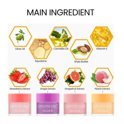 Moisturizing Lip Mask for Nighttime Care - Smarsty