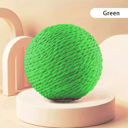 Interactive Sisal Cat Scratching Ball Toy for Dental Care - Smarsty