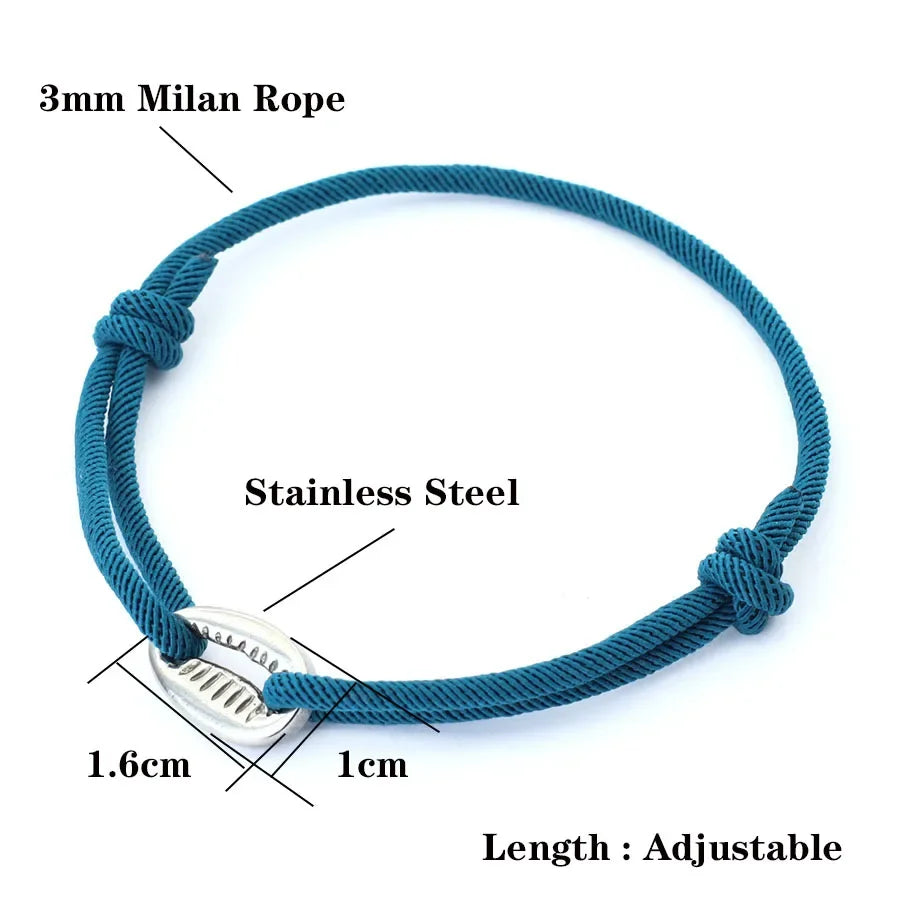 Handwoven Macrame Rope Bracelet for Men Adjustable Beach Style - Smarsty