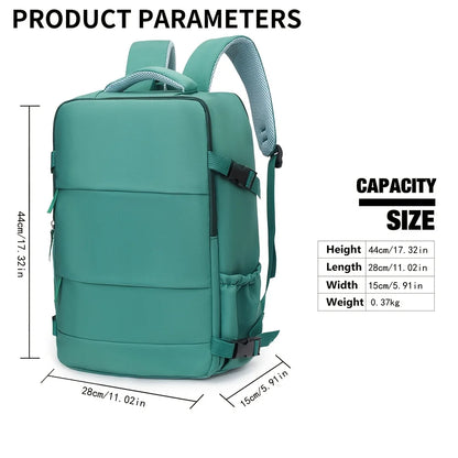 Couples Leisure Lightweight Backpack Travel Backpack Female New Backpack Student Schoolbag Large Capacity Travel Commuter Luggag - Smarsty