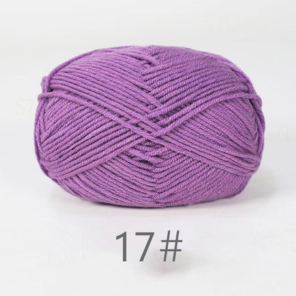 Soft Milk Cotton Yarn for Hand Knitting Projects - Smarsty