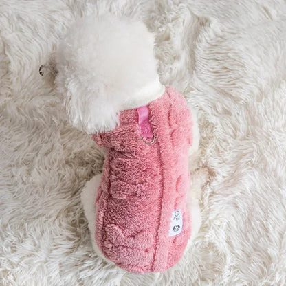 Soft Fleece Dog Sweater for Winter Warmth - Smarsty