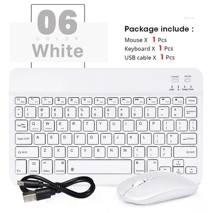 Mini Wireless Bluetooth Keyboard With Integrated Mouse