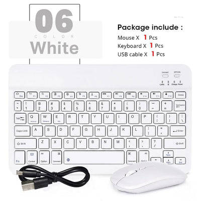 Compact Bluetooth Wireless Keyboard And Mouse For Tablet - Smarsty