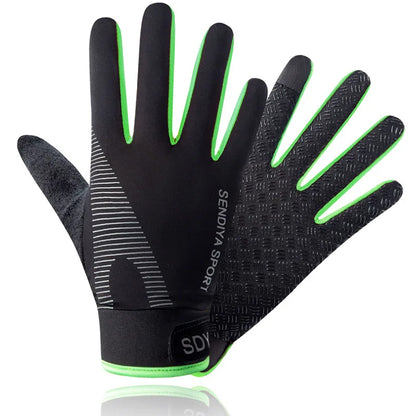 Men Full Finger Cycling Gloves Touch Screen Outdoor Sports - Smarsty