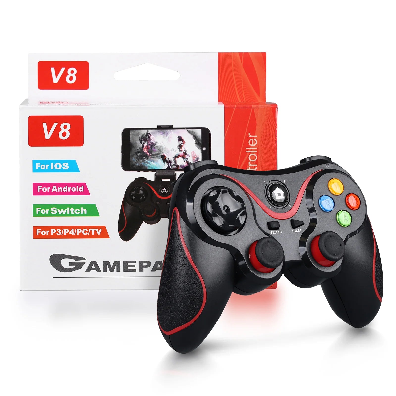 Wireless Bluetooth Game Controller for Android and PC - Smarsty