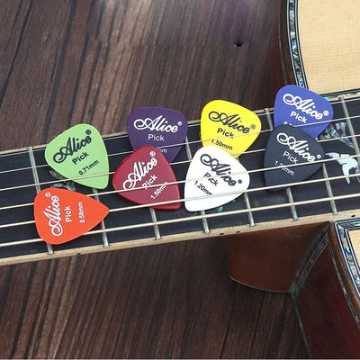 10/20/40/60/100Pcs Guitar Picks Acoustic Electric Bass Plectrum Mediator Guitar Accessories Thickness 0.58 - 1.5 mm - Smarsty
