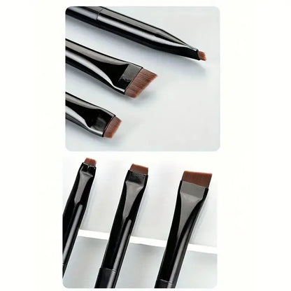 Eyeliner and Eyebrow Brushes Set for Precision Makeup Application - Smarsty