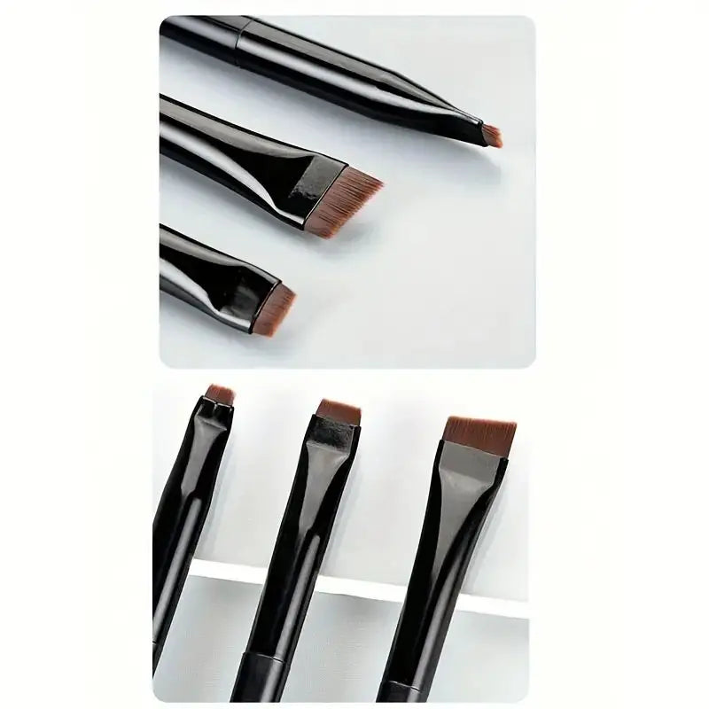Eyeliner and Eyebrow Brushes Set for Precision Makeup Application - Smarsty