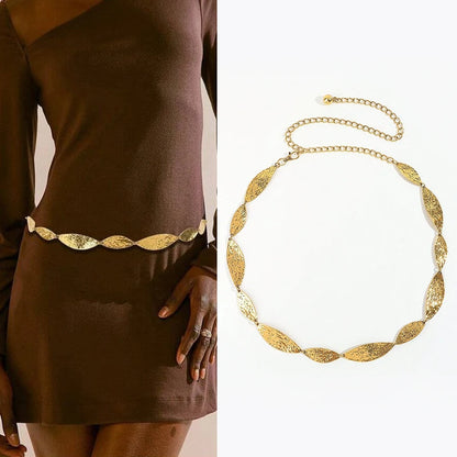 Luxury Metal Waist Chain Belt for Women Summer - Smarsty