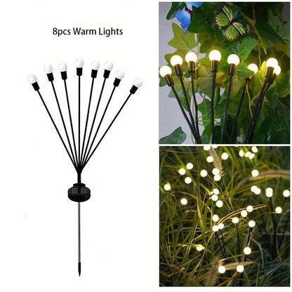 Solar Garden Firefly Lights Waterproof Decorative Lamps - Smarsty