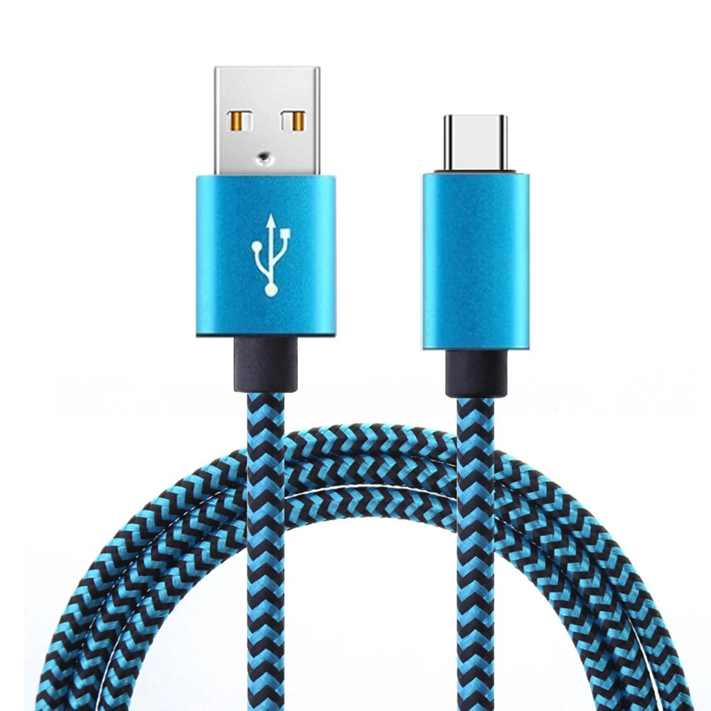 Nylon Braided USB Type C Fast Charging Cable - Smarsty