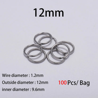 Stainless Steel Jump Rings Set Durable Rust Resistant - Smarsty