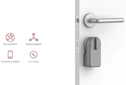A1 Pro Bluetooth Smart Door Lock With Easy Installation - Smarsty