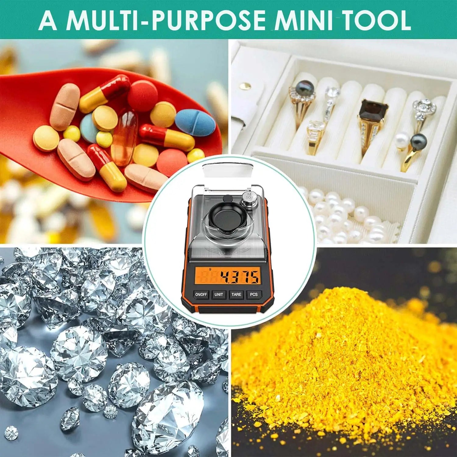 Mini Digital Pocket Scale for Jewelry Precision 0.001g Accuracy - Smarsty
