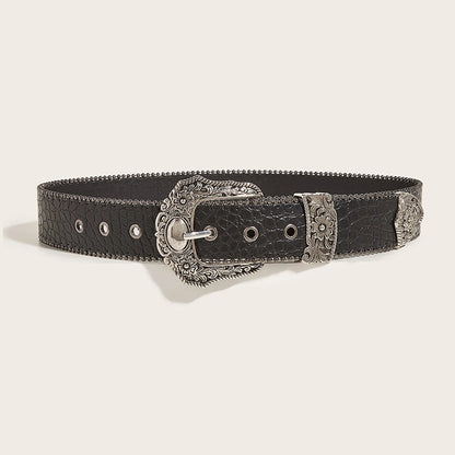 Unisex Goth Y2k Designer Jeans Belt High Quality - Smarsty