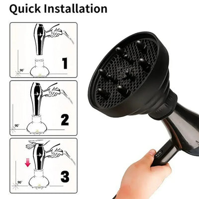 Silicone Hair Curl Diffuser for Faster Styling - Smarsty