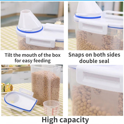 Moisture-Proof Plastic Pet Food Storage Container - Smarsty