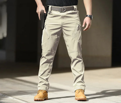 Spring-Autumn Outdoor Stretch Water-Resistant Hiking Trousers - Wear-Resistant Desert Camouflage Tactical Military Utility Pants