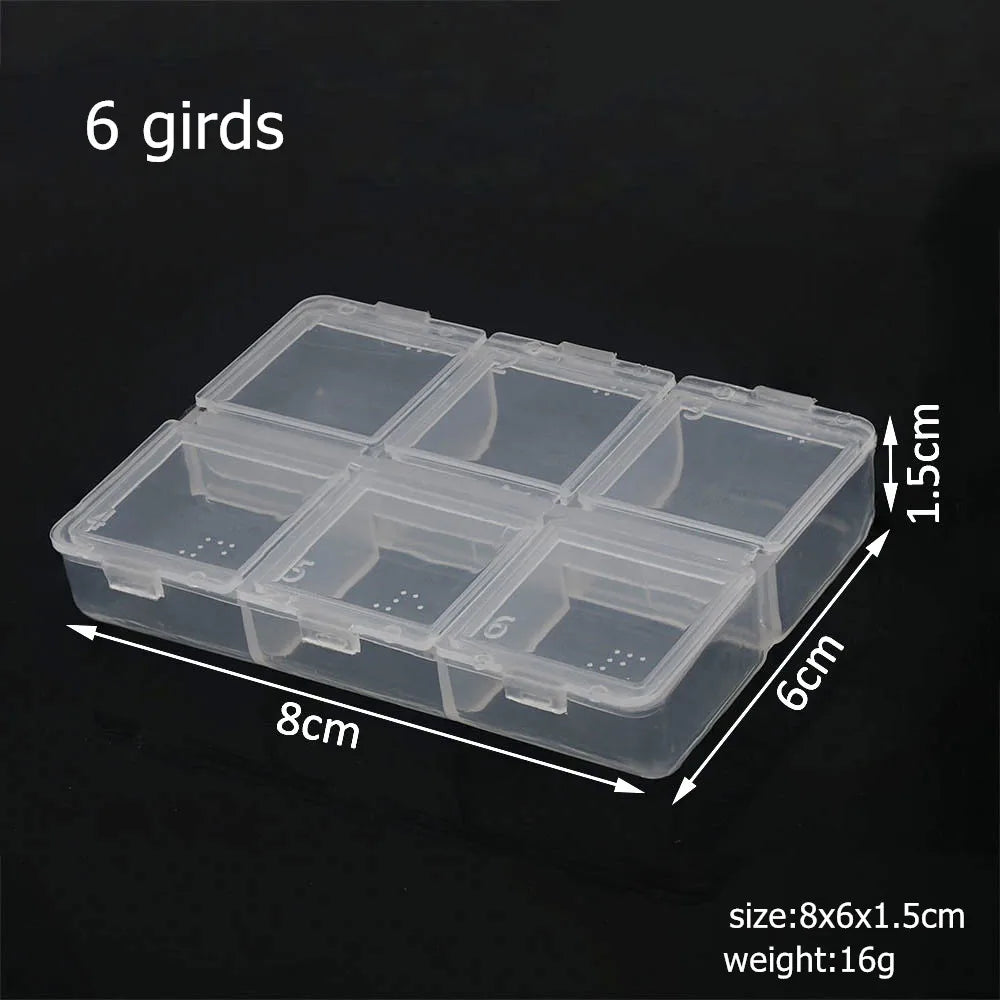 Plastic Jewelry Organizer Storage Box With Dividers - Smarsty