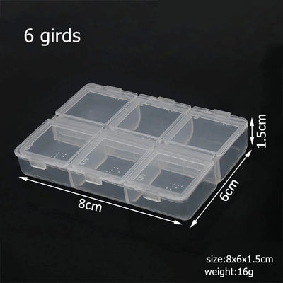 Plastic Jewelry Organizer Storage Box With Dividers - Smarsty
