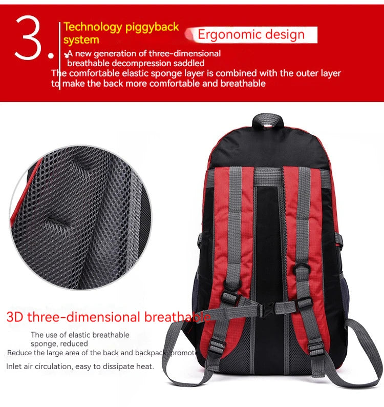 Outdoor Travel Backpack Big Capacity Fashion Travel Backpacks Men Climbing Travel Backpack Classic Sport Travel Backpacks - Smarsty