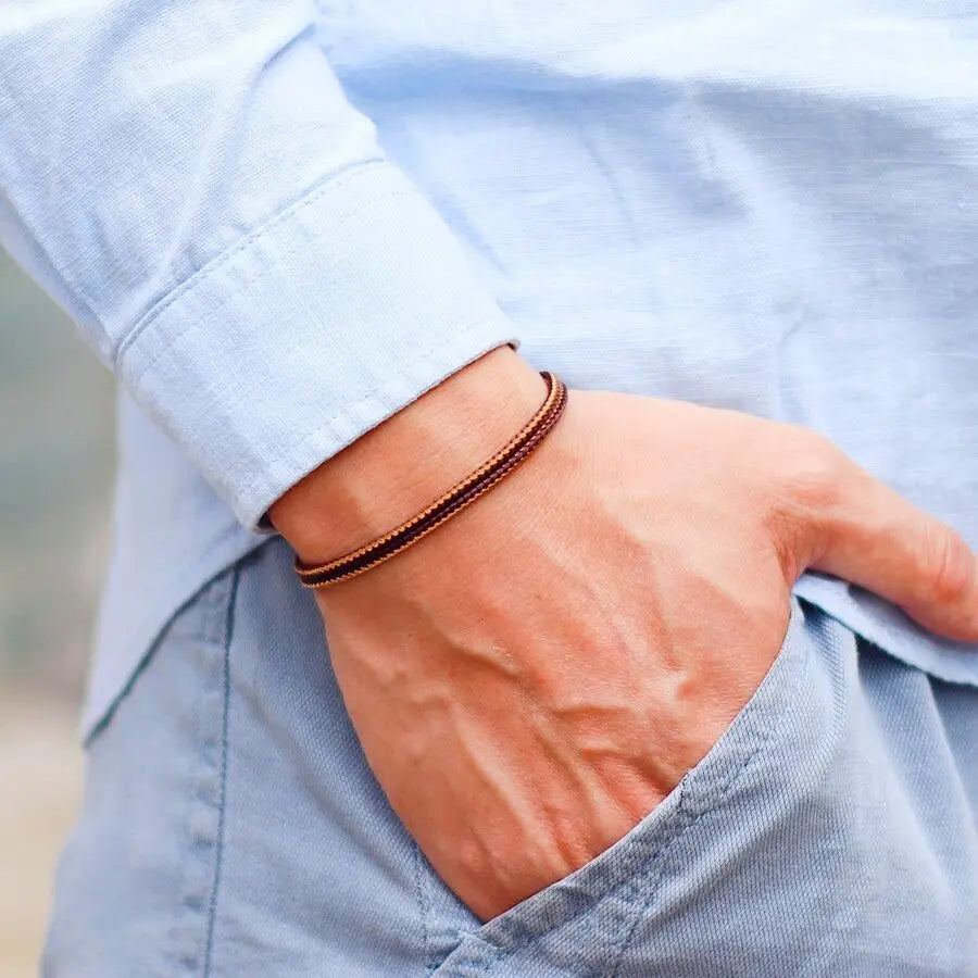 Grade A Weaven String Bracelet For Men Casual Outdoor Use - Smarsty