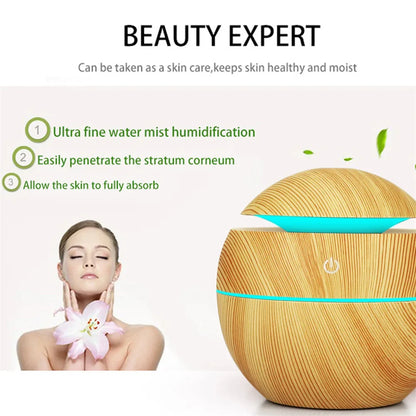 Electric Aromatherapy Humidifier with Ultrasonic Mist - Smarsty