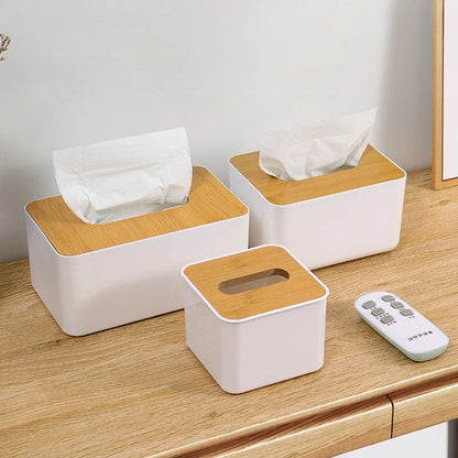 1pc Tissue Box Holder, Desktop Tissue Holder, Decorative Tissue Holder, Kitchen Bedroom Living Room Dining Room, Home Decor
