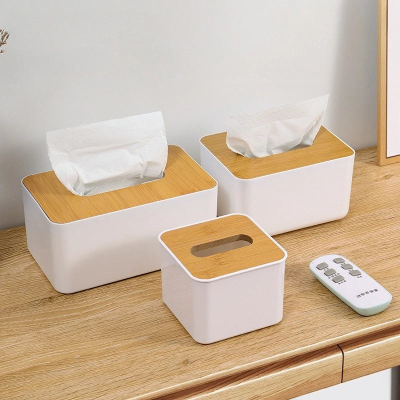 1pc Tissue Box Holder, Desktop Tissue Holder, Decorative Tissue Holder, Kitchen Bedroom Living Room Dining Room, Home Decor