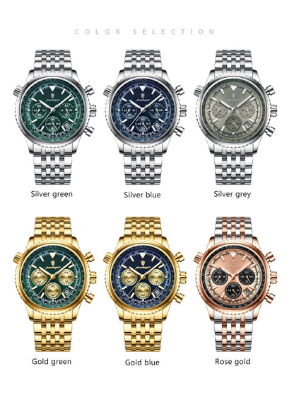 Luxury Waterproof Military Men's Watch with Luminous Features - Smarsty