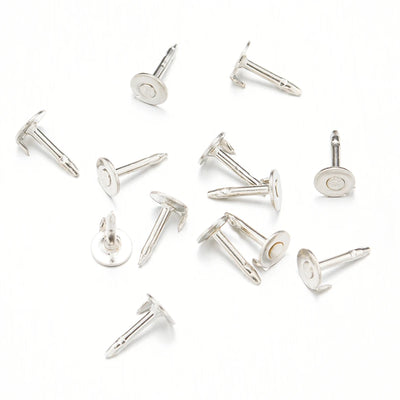 100Pc Metal Locking Pin Backs Secure Brooch Bases Pack - Smarsty