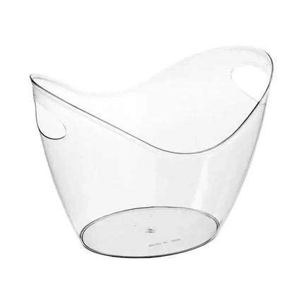 Transparent Ice Cube Storage Bucket for Beer and Wine - Smarsty