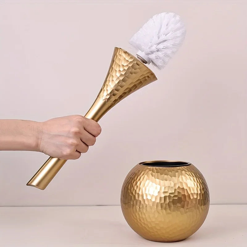 Golden High-End Toilet Brush with Long Handle - Smarsty