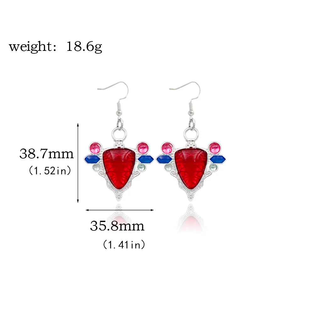JoJo's Bizarre Adventure Kakyoin Earrings for Cosplay Jewelry - Smarsty