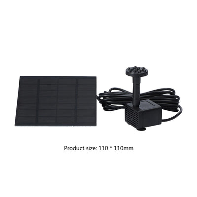Solar Powered Water Fountain Kit for Garden Decoration - Smarsty