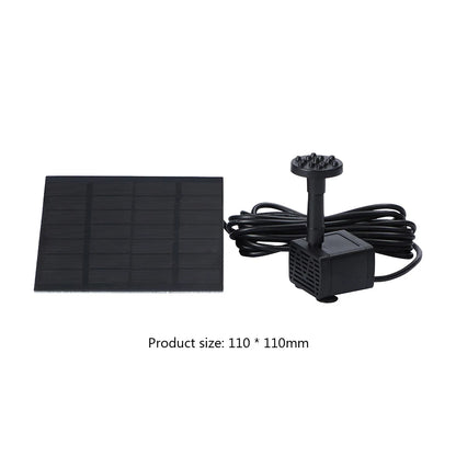 Solar Powered Water Fountain Kit for Garden Decoration - Smarsty