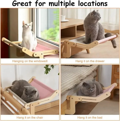 Cat Hammock with Window and Detachable Balcony - Smarsty