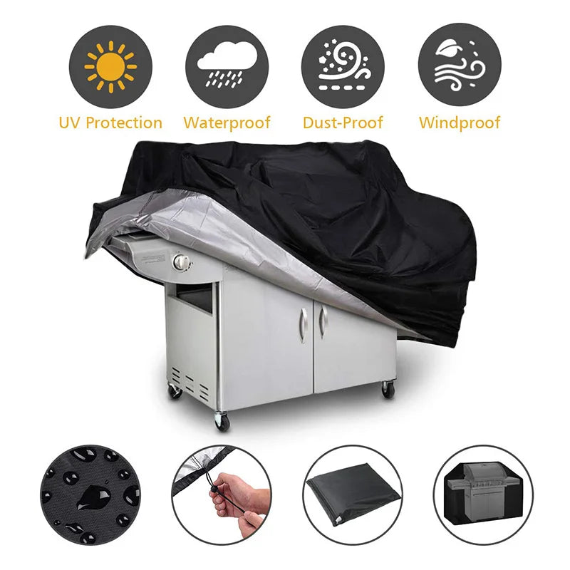 Waterproof BBQ Grill Cover for Outdoor Protection - Smarsty