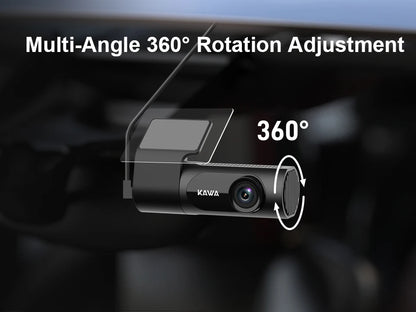 Car Dash Cam 2K Video Recorder With Night Vision WiFi - Smarsty